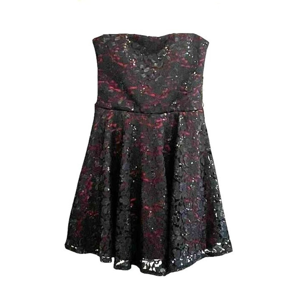 Love Reign Womens Lace Overlay Whimsigoth Dress Sz M HOCO Cocktail Fairy Grunge